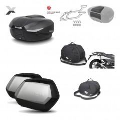 Lateral cases + back trunk + big top fitting + accessories + 3p hardware  SH58X 