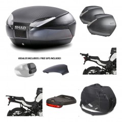 SHAD Maletas laterales + baul trasero herraje montaje accesorios 3p SH48 SH36 SH 36 KIT-193712