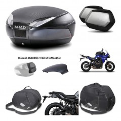 Lateral cases + back trunk + big top fitting + accessories + 3p hardware  SH48  