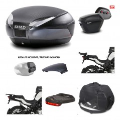 Lateral cases + back trunk + big top fitting + accessories + 3p hardware  SH48  