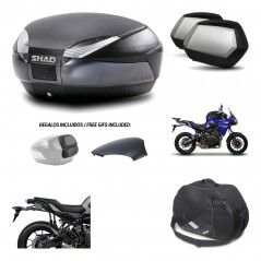 Lateral cases + back trunk + big top fitting + internal bag + 3p hardware  SH48 