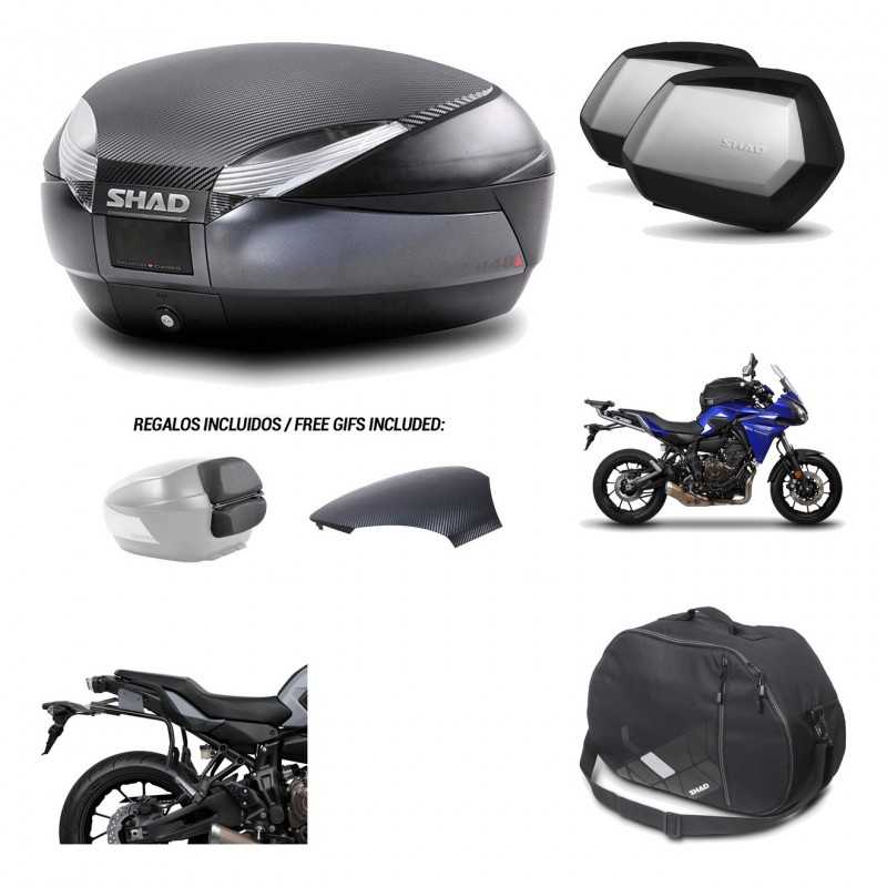 Lateral cases + back trunk + big top fitting + internal bag + 3p hardware  SH48 