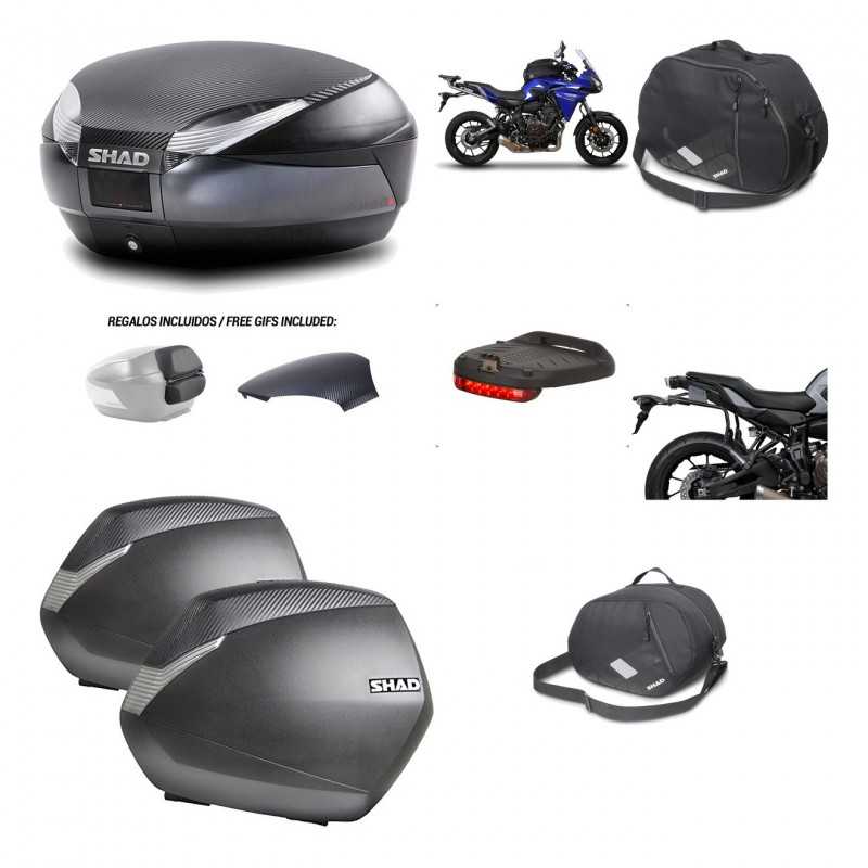 Lateral cases + back trunk + big top fitting + accessories + 3p hardware  SH48  