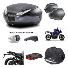 SHAD Maletas laterales + baul trasero herraje montaje accesorios 3p SH48 SH36 SH 36 KIT-193664