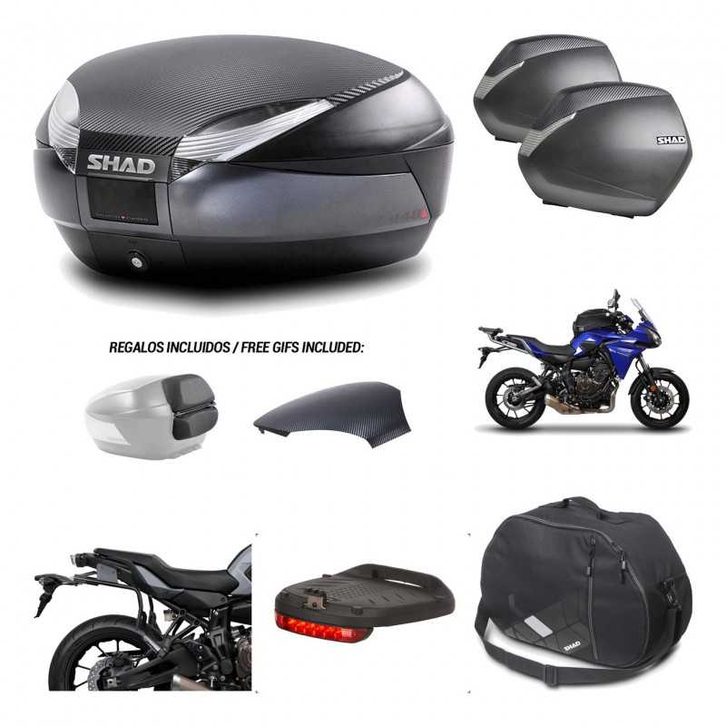 Lateral cases + back trunk + big top fitting + accessories + 3p hardware  SH48  