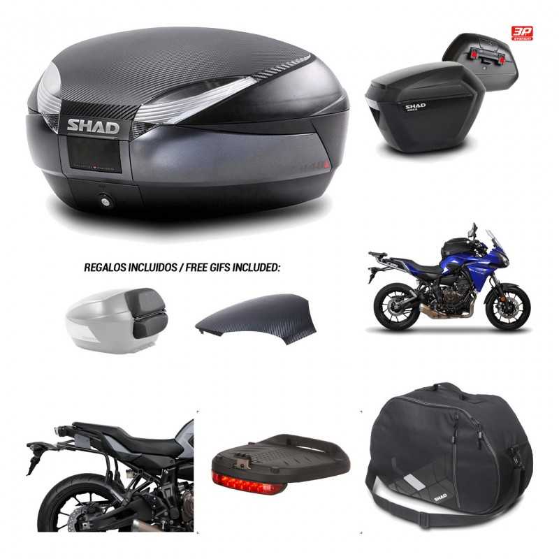 Lateral cases + back trunk + big top fitting + accessories + 3p hardware  SH48  