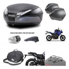 Lateral cases + back trunk + big top fitting + accessories + 3p hardware  SH48  