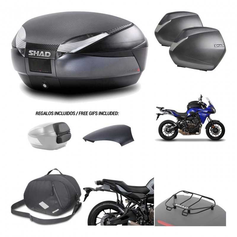 Lateral cases + back trunk + big top fitting + accessories + 3p hardware  SH48  