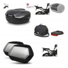 SHAD Maletas laterales + baul trasero herraje montaje accesorios 3p SH58X SC SH35 PREMIUM KIT-194220