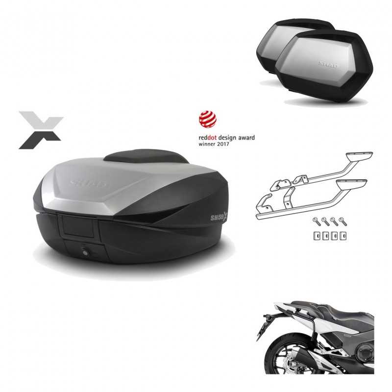 Lateral cases + back trunk + big top fitting + 3p hardware  SH59X ALU  SC SH35 P