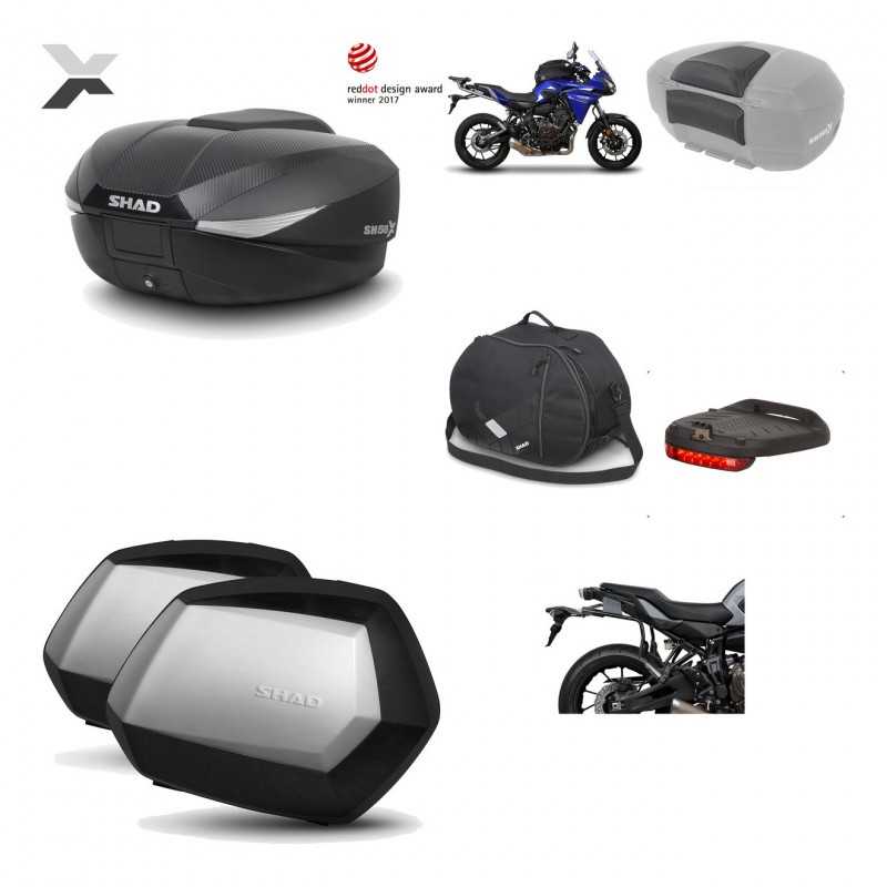 Lateral cases + back trunk + big top fitting + accessories + 3p hardware  SH58X 