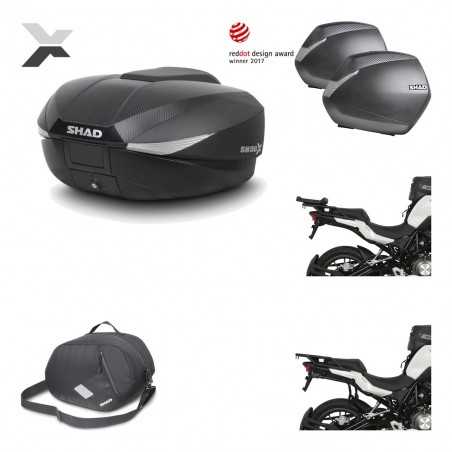 Lateral cases + back trunk + big top fitting + 3p hardware + internal bag  SH58X