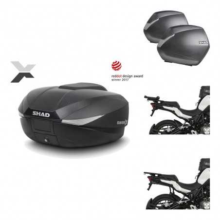 SHAD Maletas laterales + baul trasero herraje montaje 3p SH58X SH36 SH 36 KIT-194174