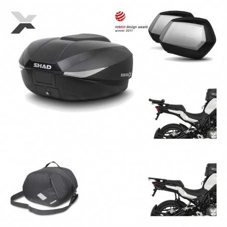 Lateral cases + back trunk + big top fitting + 3p hardware + internal bag SH58X
