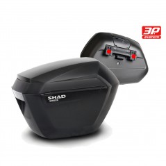 SHAD Maletas laterales + baul trasero herraje montaje accesorios 3p SH59X ALU SH23 KIT-194577