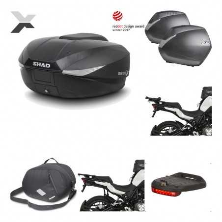 Lateral cases + back trunk + big top fitting + accessories + 3p hardware  SH58X 
