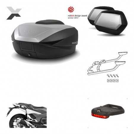 Lateral cases + back trunk + big top fitting + brake light + 3p hardware  SH59X 