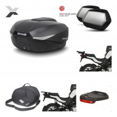 SHAD Maletas laterales + baul trasero herraje montaje accesorios 3p SH58X SC SH35 PREMIUM KIT-194183
