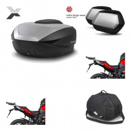 Lateral cases + back trunk + big top fitting + internal bag + 3p hardware  SH59X