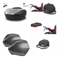 SHAD Maletas laterales + baul trasero herraje montaje accesorios 3p SH59X ALU SH36 SH 36 KIT-194287