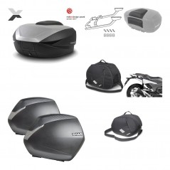 Lateral cases + back trunk + big top fitting + accessories + 3p hardware  SH59X 
