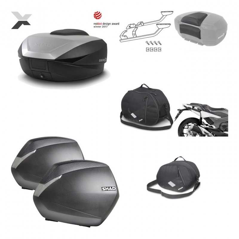 Lateral cases + back trunk + big top fitting + accessories + 3p hardware  SH59X 
