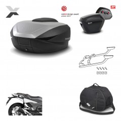Lateral cases + back trunk + big top fitting + internal bag + 3p hardware  SH59X