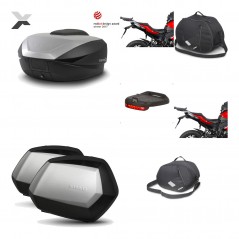SHAD Maletas laterales + baul trasero herraje montaje accesorios 3p SH59X ALU SC SH35 PREMIUM KIT-194291