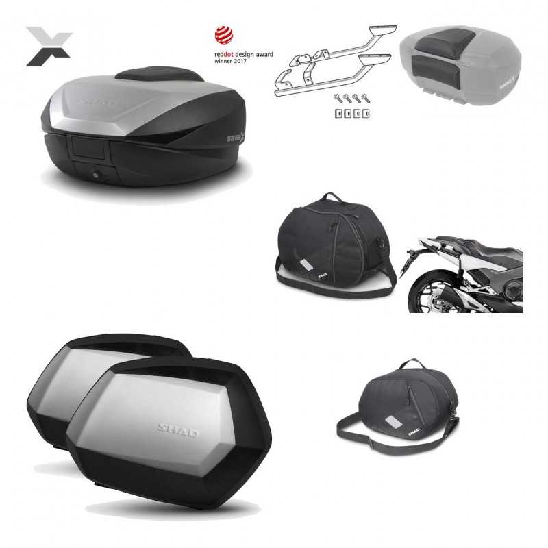 Lateral cases + back trunk + big top fitting + accessories + 3p hardware  SH59X 