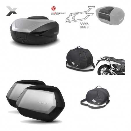 Lateral cases + back trunk + big top fitting + accessories + 3p hardware SH59X