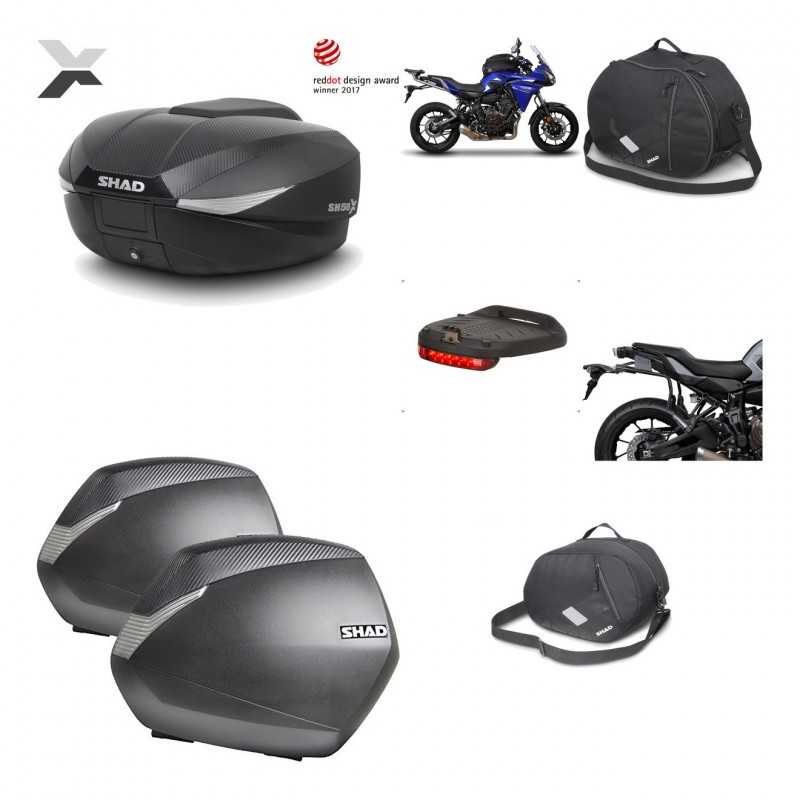 SHAD Maletas laterales + baul trasero herraje montaje accesorios 3p SH58X SH36 SH 36 KIT-194143