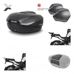 Lateral cases + back trunk + big top fitting + passenger support + 3p hardware  