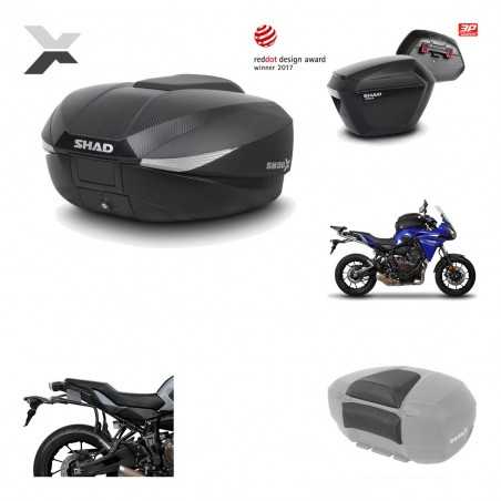 SHAD Maletas laterales + baul trasero herraje montaje respaldo de pasajero 3p SH58X SH23 KIT-194151