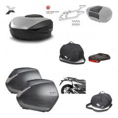 Lateral cases + back trunk + big top fitting + accessories + 3p hardware  SH59X 