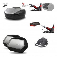 SHAD Maletas laterales + baul trasero herraje montaje accesorios 3p SH59X ALU SC SH35 PREMIUM KIT-194303