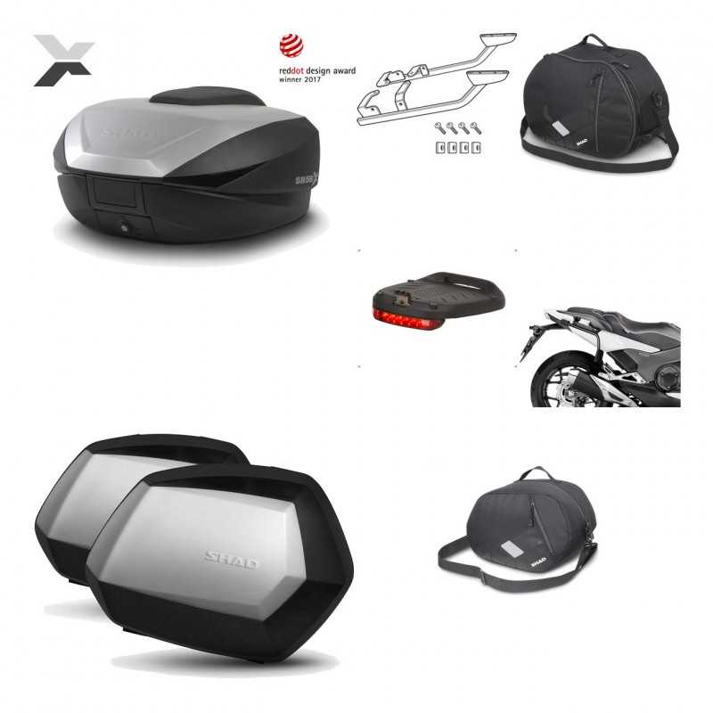 Lateral cases + back trunk + big top fitting + accessories + 3p hardware  SH59X 