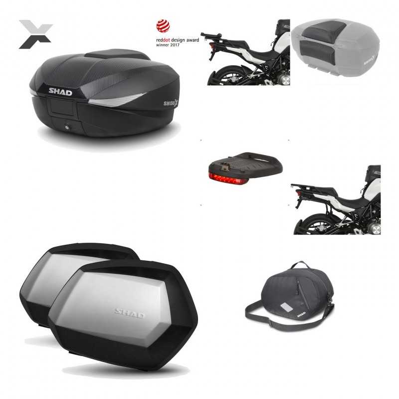 Lateral cases + back trunk + big top fitting + accessories + 3p hardware  SH58X 