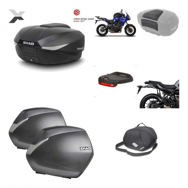 Lateral cases + back trunk + big top fitting + accessories + 3p hardware  SH58X 