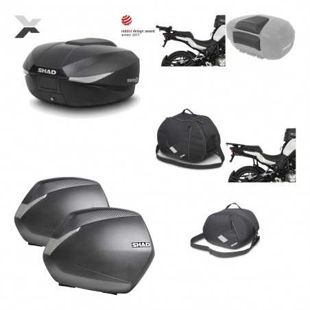 SHAD Maletas laterales + baul trasero herraje montaje accesorios 3p SH58X SH36 SH 36 KIT-194209