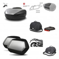 Lateral cases + back trunk + big top fitting + accessories + 3p hardware  SH59X 