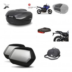SHAD Maletas laterales + baul trasero herraje montaje accesorios 3p SH58X SC SH35 PREMIUM KIT-194159