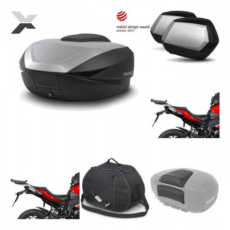 Lateral cases + back trunk + big top fitting + accessories + 3p hardware  SH59X 