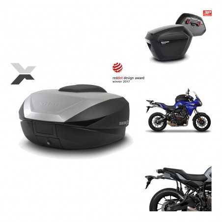 SHAD Maletas laterales + baul trasero herraje montaje 3p SH59X ALU SH23 KIT-194607