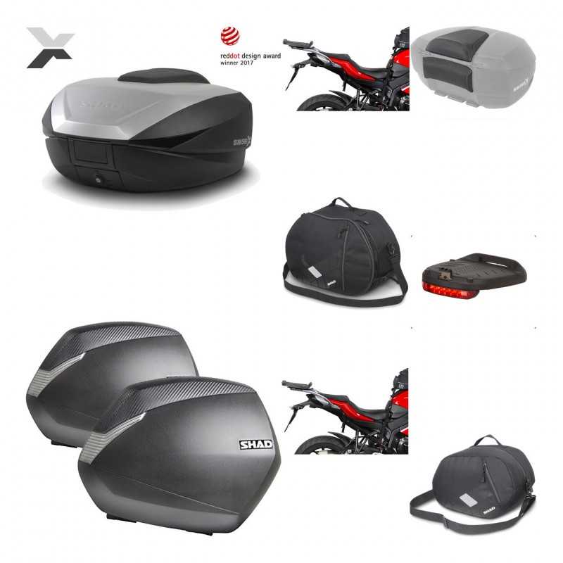 Lateral cases + back trunk + big top fitting + accessories + 3p hardware  SH59X 