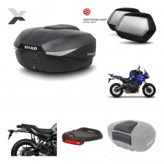 SHAD Maletas laterales + baul trasero herraje montaje accesorios 3p SH58X SC SH35 PREMIUM KIT-194160
