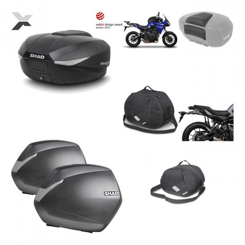 Lateral cases + back trunk + big top fitting + accessories + 3p hardware  SH58X 