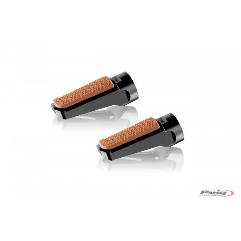 Stands set footpegs  VINTAGE+GOMA LADO DER/IZQ