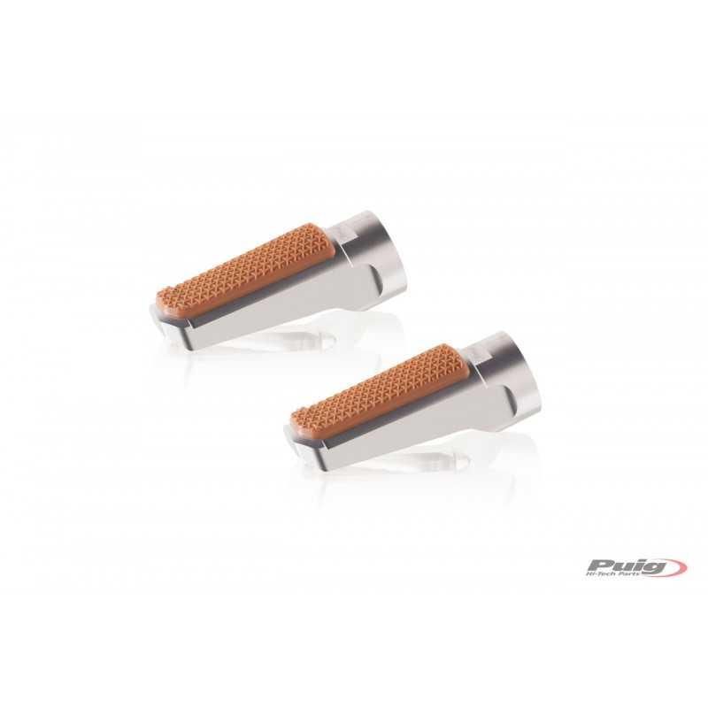 Stands set footpegs  VINTAGE+GOMA LADO DER/IZQ