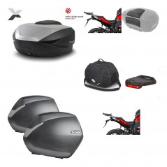 SHAD Maletas laterales + baul trasero herraje montaje accesorios 3p SH59X ALU SH36 SH 36 KIT-194312