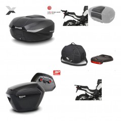 SHAD Maletas laterales + baul trasero herraje montaje accesorios 3p SH58X SH23 KIT-194217